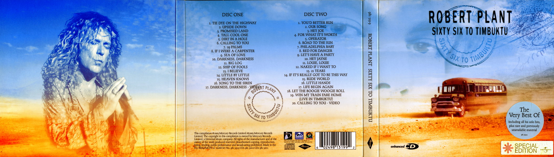 Sixty Six To Timbuktu digipack