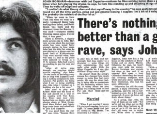 Бонэм: «Нет ничего лучше, чем хороший угар!»