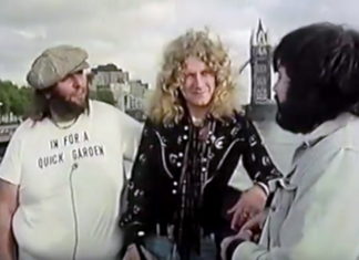 Питер Грант и Роберт Плант — интервью на Темзе в 1976 году