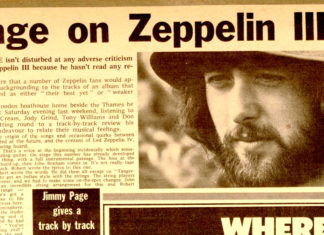 Пейдж о песнях третьего альбома