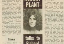 Роберт Плант: «Я играл на такой маленькой дудочке, казу, а еще на стиральной доске»