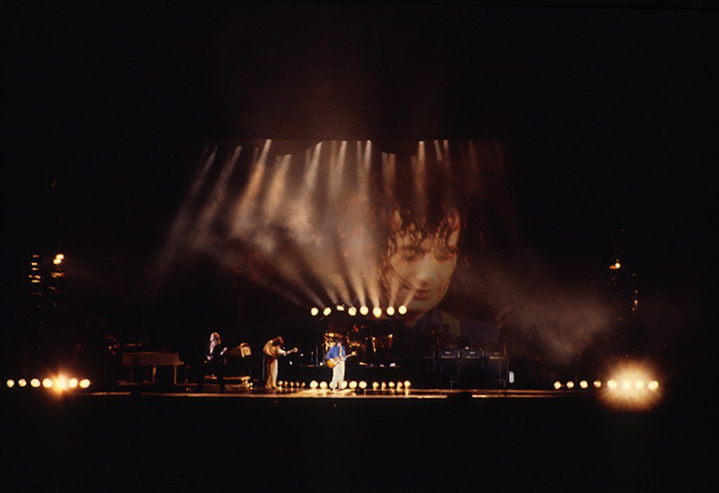 Led Zeppelin performing at the Knebworth Festival in the UK on August 11, 1979. (Robert Ellis)