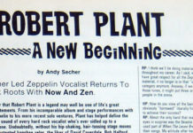 Роберт Плант: Начиная заново