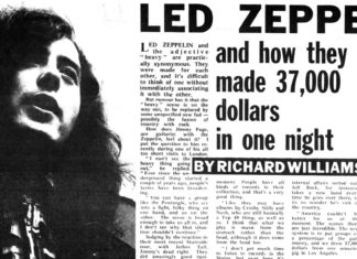 Как Led Zeppelin заработали 37000$ за один концерт