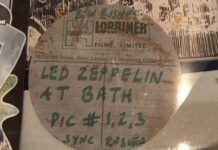 Существует 20-30 минут цветной записи выступления Led Zeppelin на Bath Festival в 1970 году