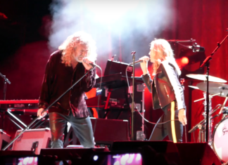 СМОТРИТЕ: Роберт Плант исполнил «Rock And Roll» с Шерил Кроу