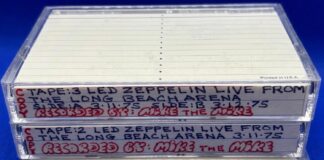 Редкие записи Led Zeppelin, сделанные Майком Миллардом, выставлены на продажу